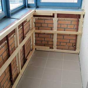 Внутренняя отделка и утепление балконов